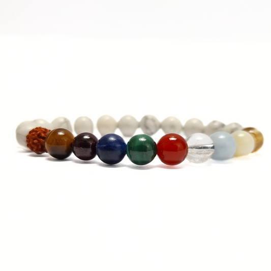 9 Planet Bracelet (Howlite)