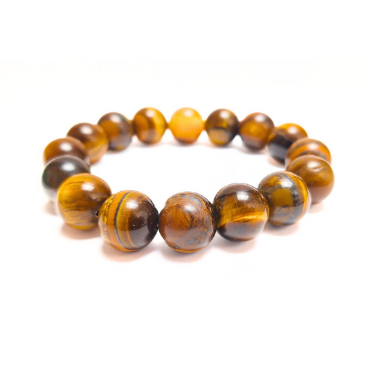 Tigers Eye 14mm Bracelet