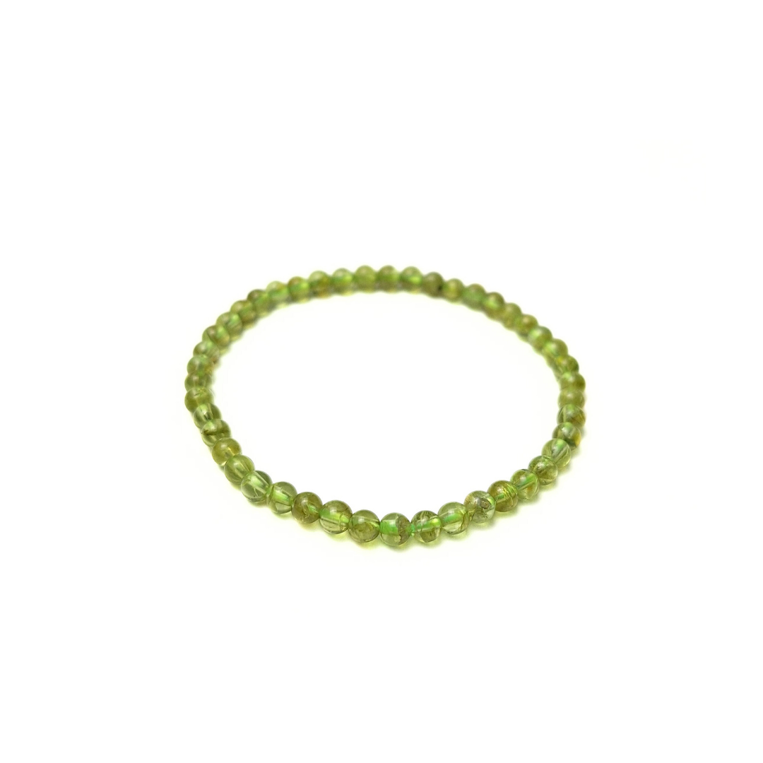 Peridot 4mm Bracelet