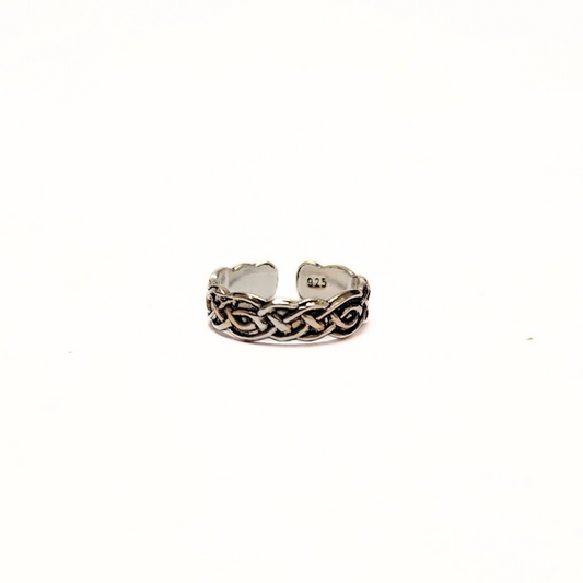 Silver Celtic Toe Ring |Silver