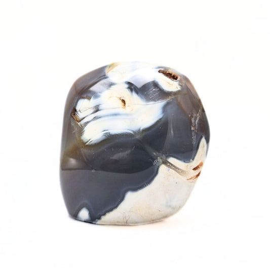 Dendrite and Snow Agate Standing Free Form 290g