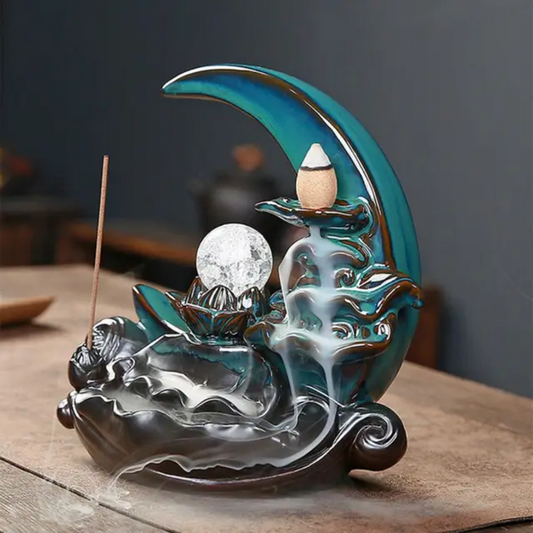 Ceramic Moon Backflow Burner