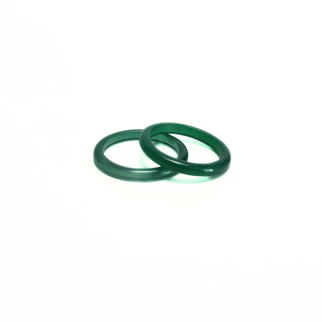 Green Agte 3mm Band