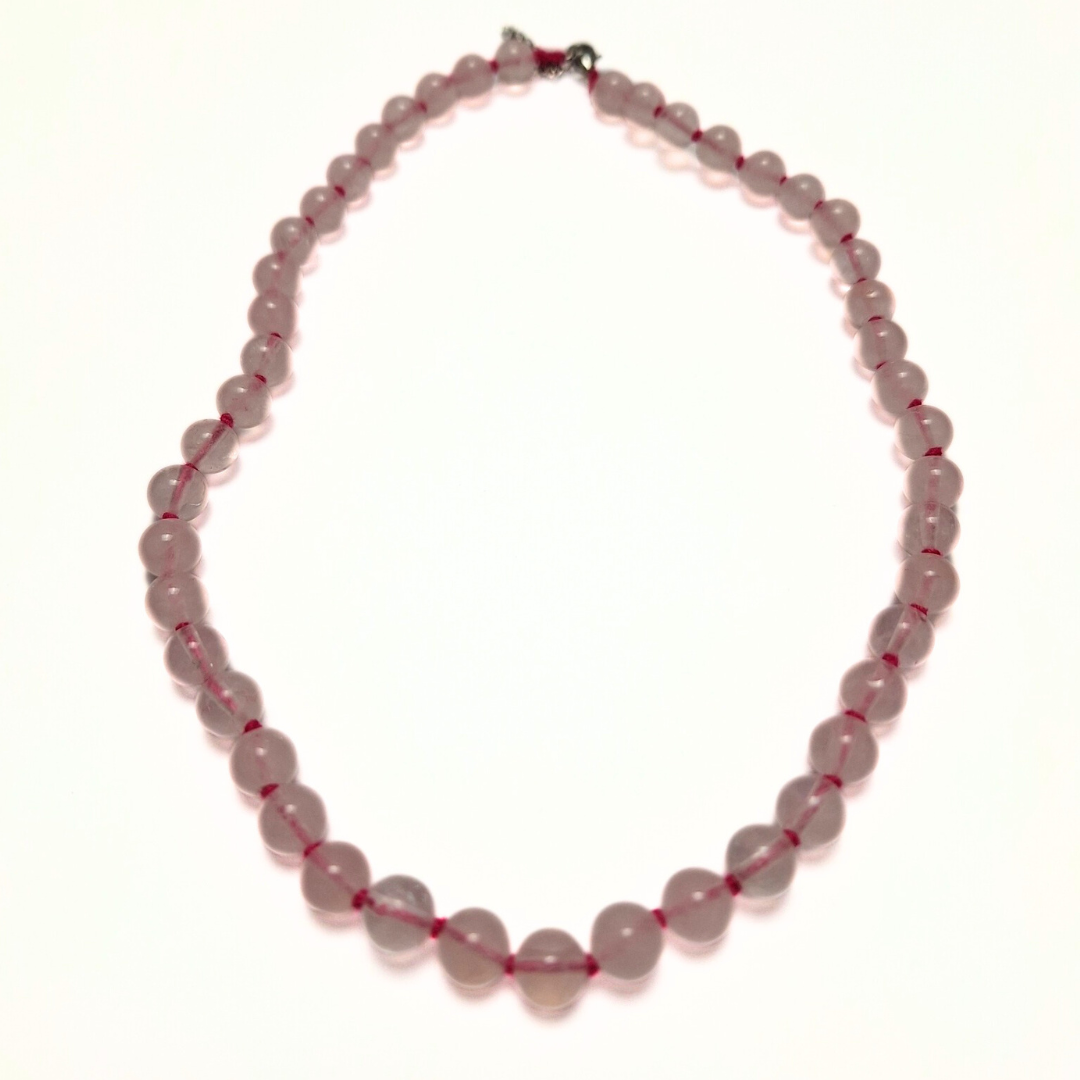 Rose Quartz Beaded Necklace