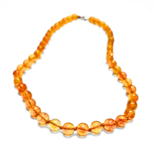 Citrine Beaded Necklace