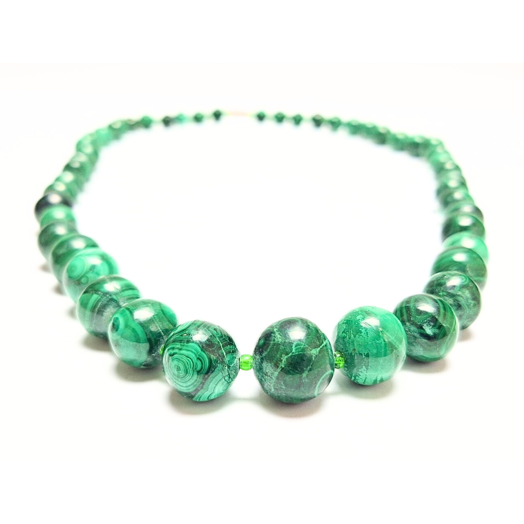 Malachite Beaded Necklace