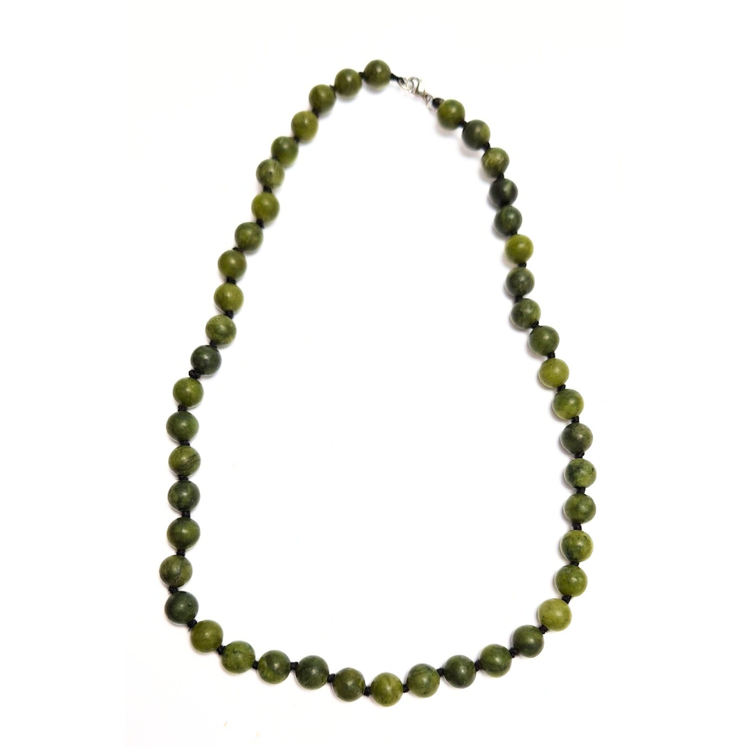 Jade Nephrite Beaded Necklace
