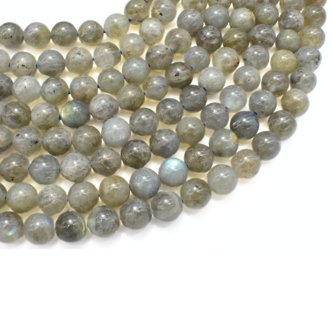 Labradorite 8mm Round Loose Beads ±46pcs