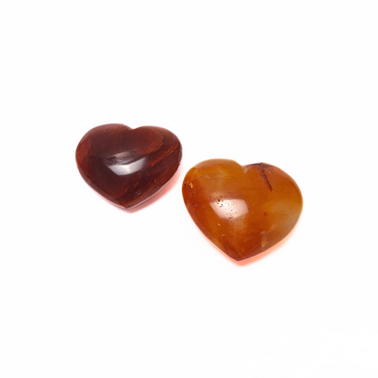 Carnelian 35mm Heart