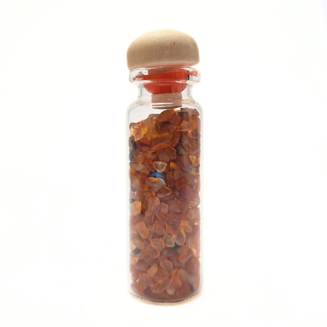 Carnelian Chip Jar