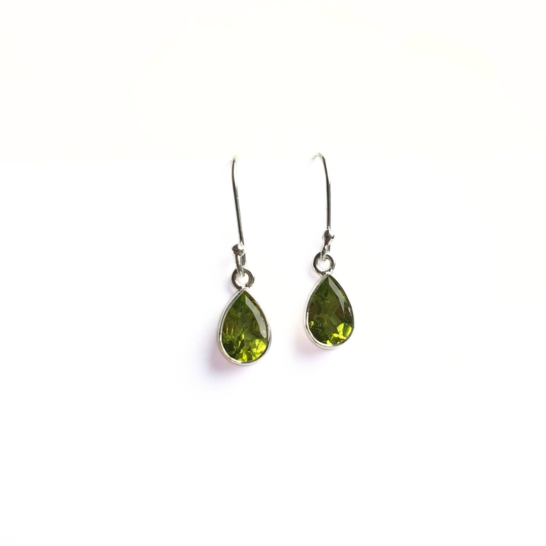 Peridot Alina Earrings |Silver