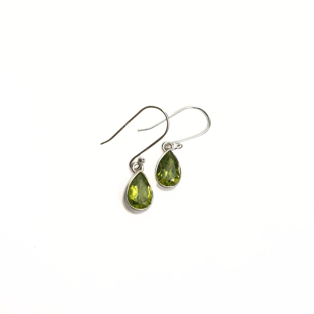 Peridot Alina Earrings |Silver