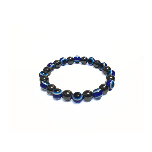 Evil Eye & Hematite Bracelet