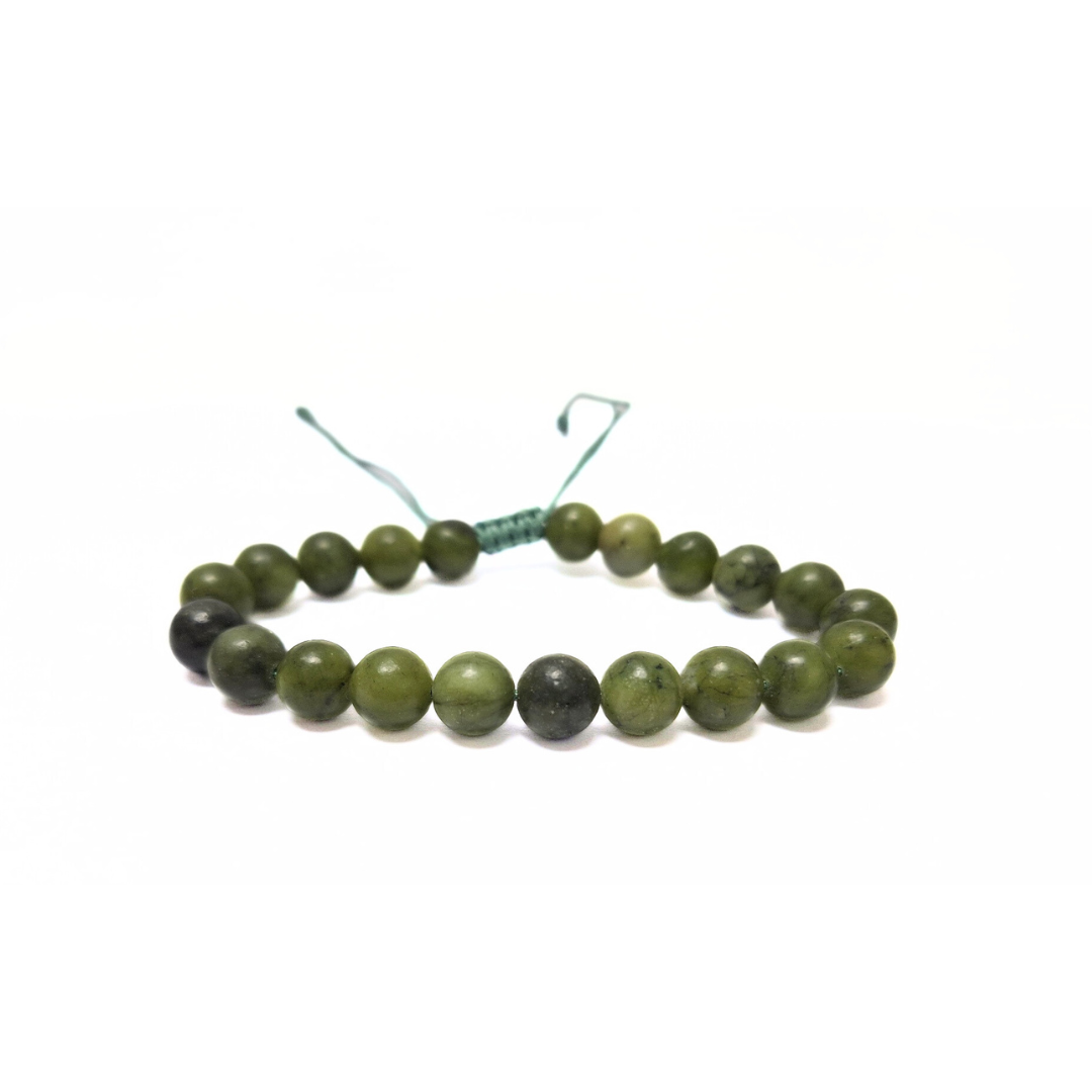 Jade Nephrite Macrame Bracelet