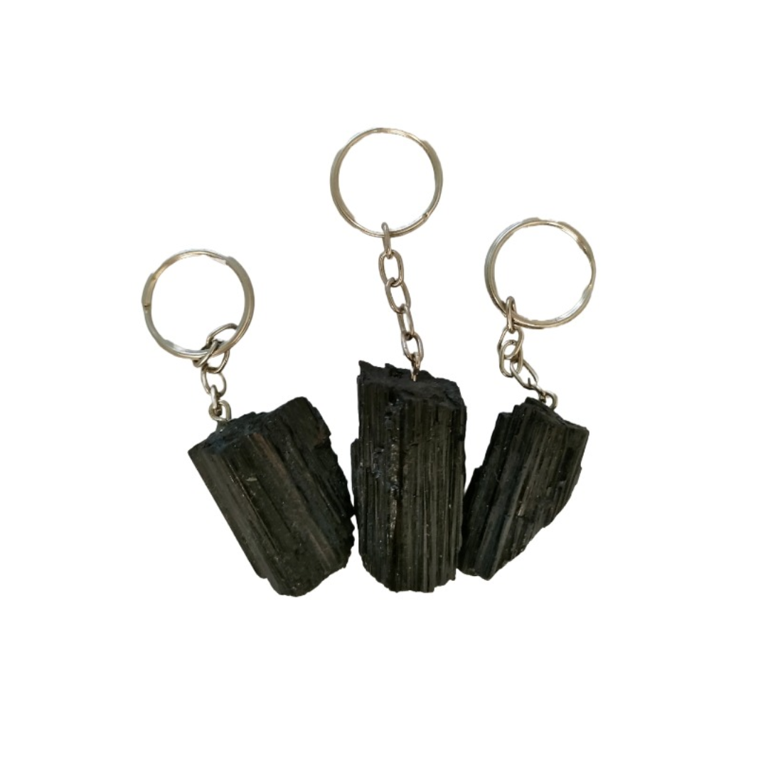 Black Tourmaline Keyring