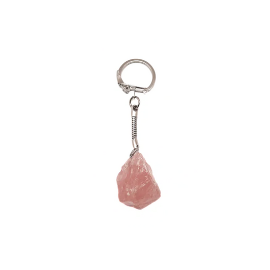 Rose Quartz Keyring