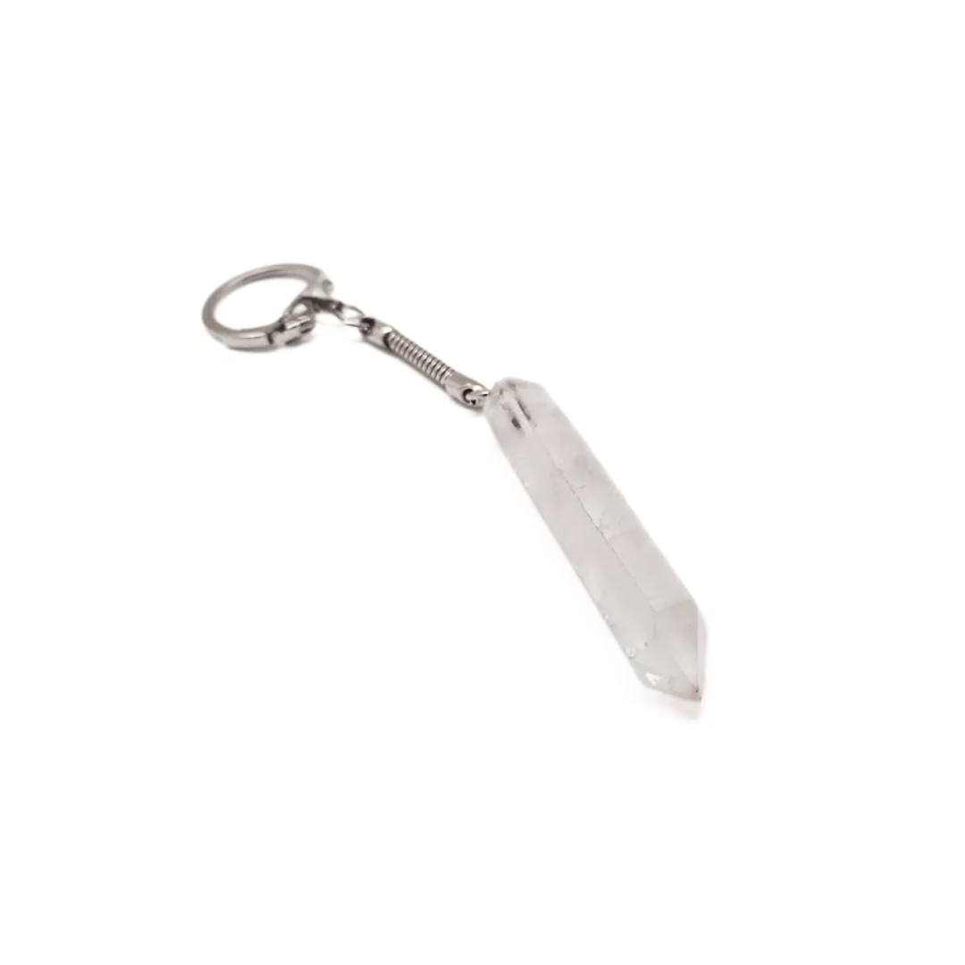 Clear Quartz Keyring