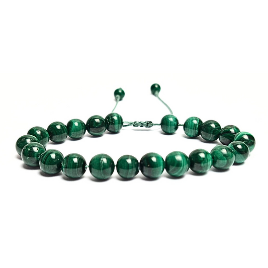 Malachite Macrame Bracelet