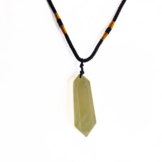 Citrine Point Drilled Pendant