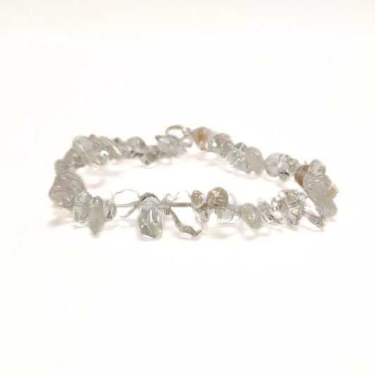 Clear Quartz Chip Bracelet