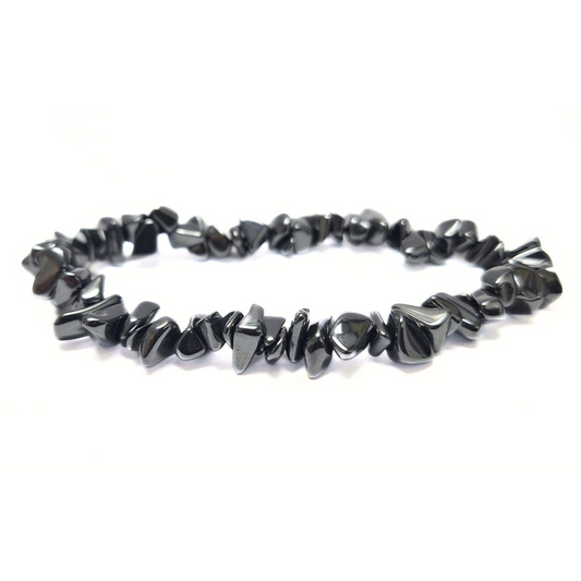 Hematite Chip Bracelet