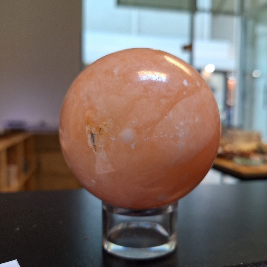 Orange Calcite Sphere