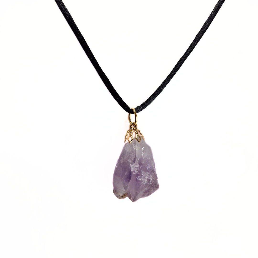 Amethyst Raw Pendant