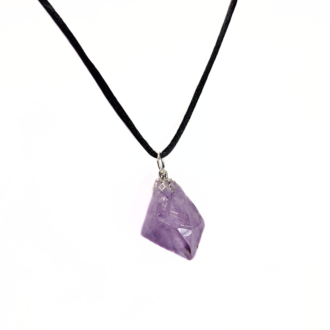 Amethyst Raw Pendant