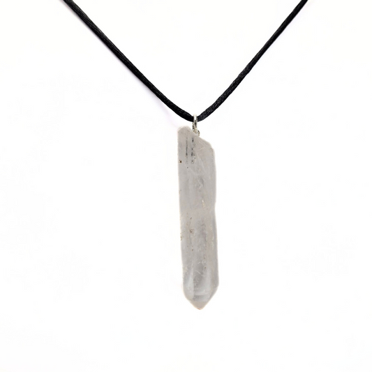 Clear Quartz Raw Point Pendant