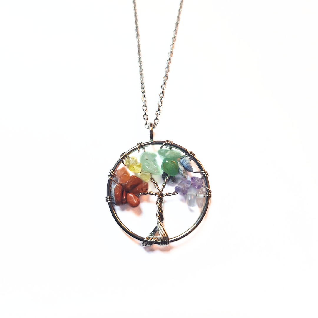 Chakra Tree Pendant 30mm