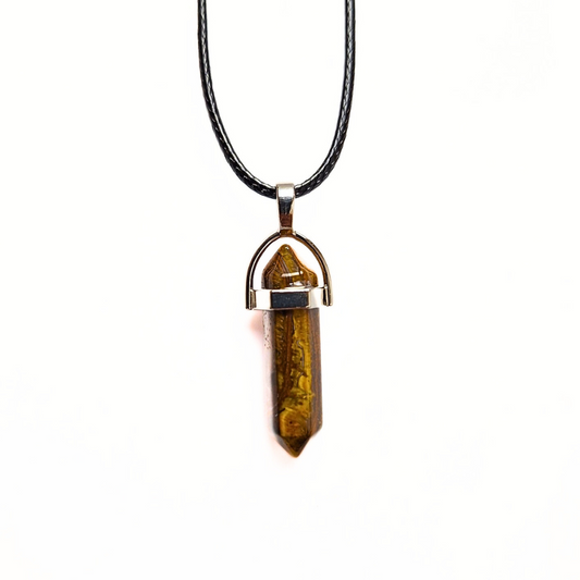 Tigers Eye Stainless Steel Pendant