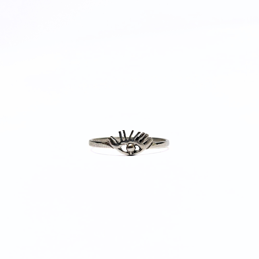 Evil Eye Ring |Silver