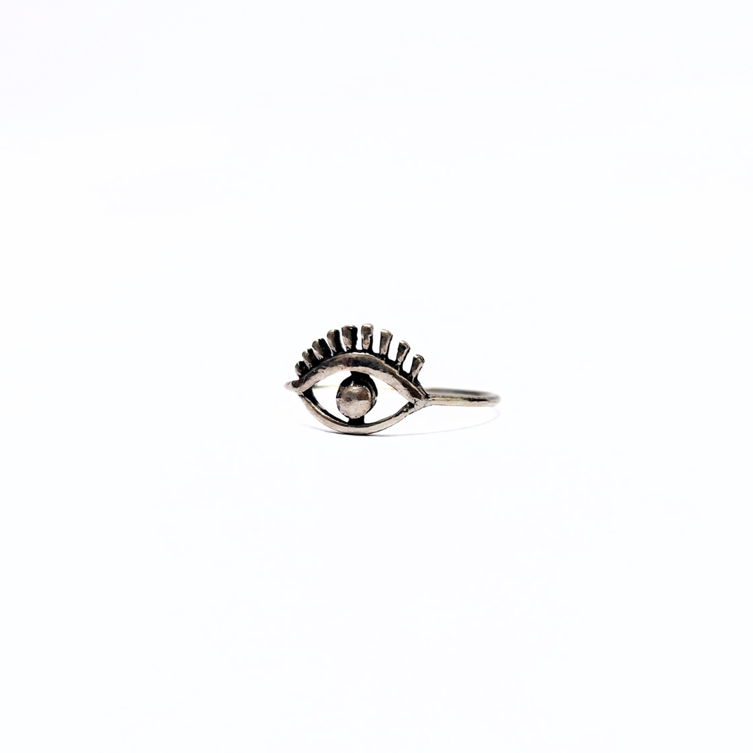 Evil Eye Ring |Silver