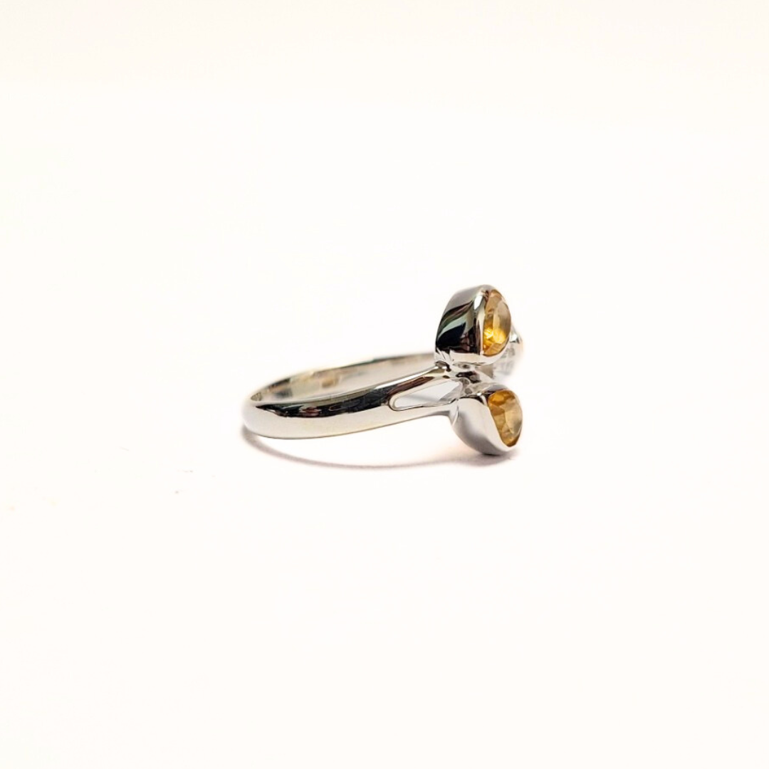 Citrine Gabz Ring |Silver