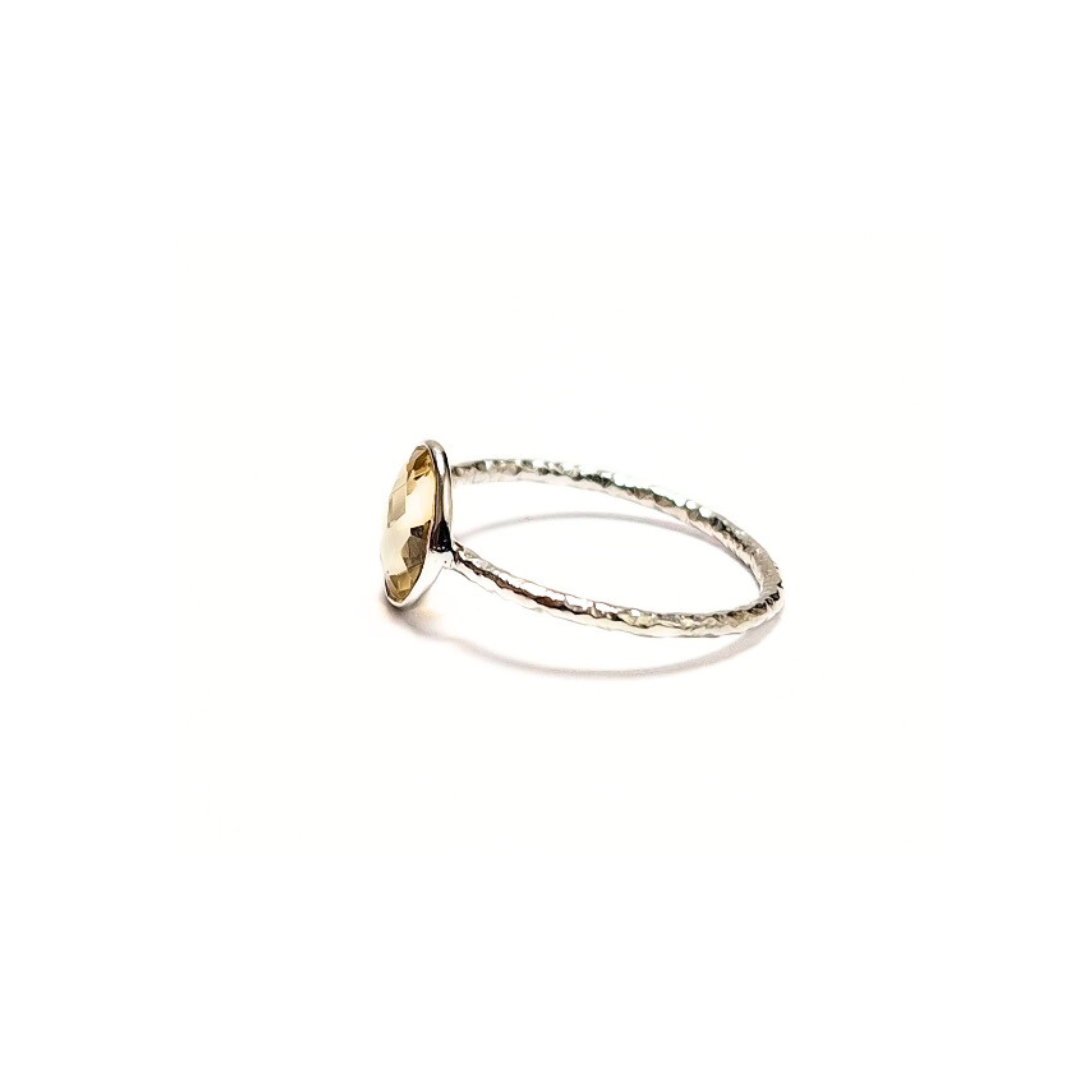 Citrine Oval Ring