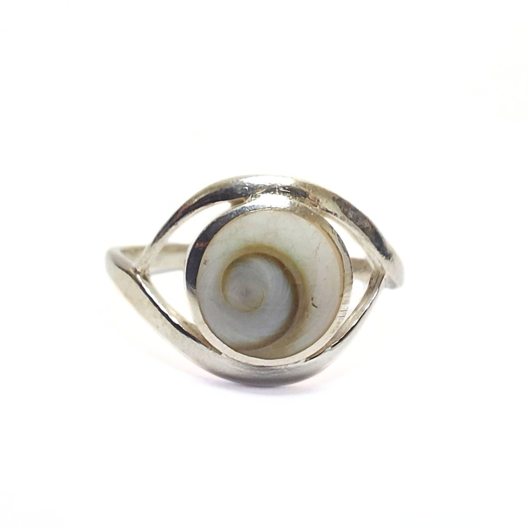 Shiva Shell Eye Ring |Silver