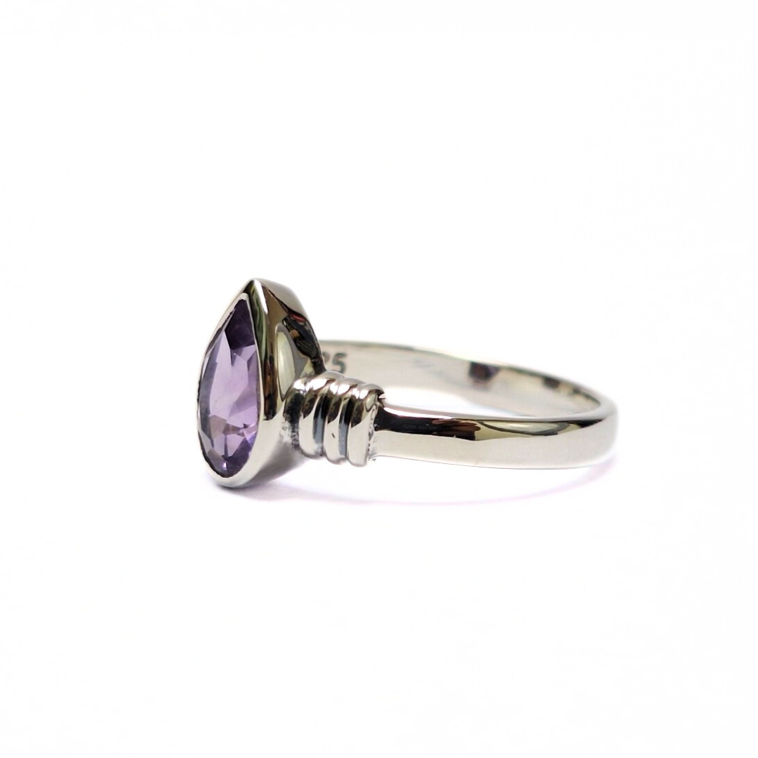 Amethyst Cleo Ring |Silver