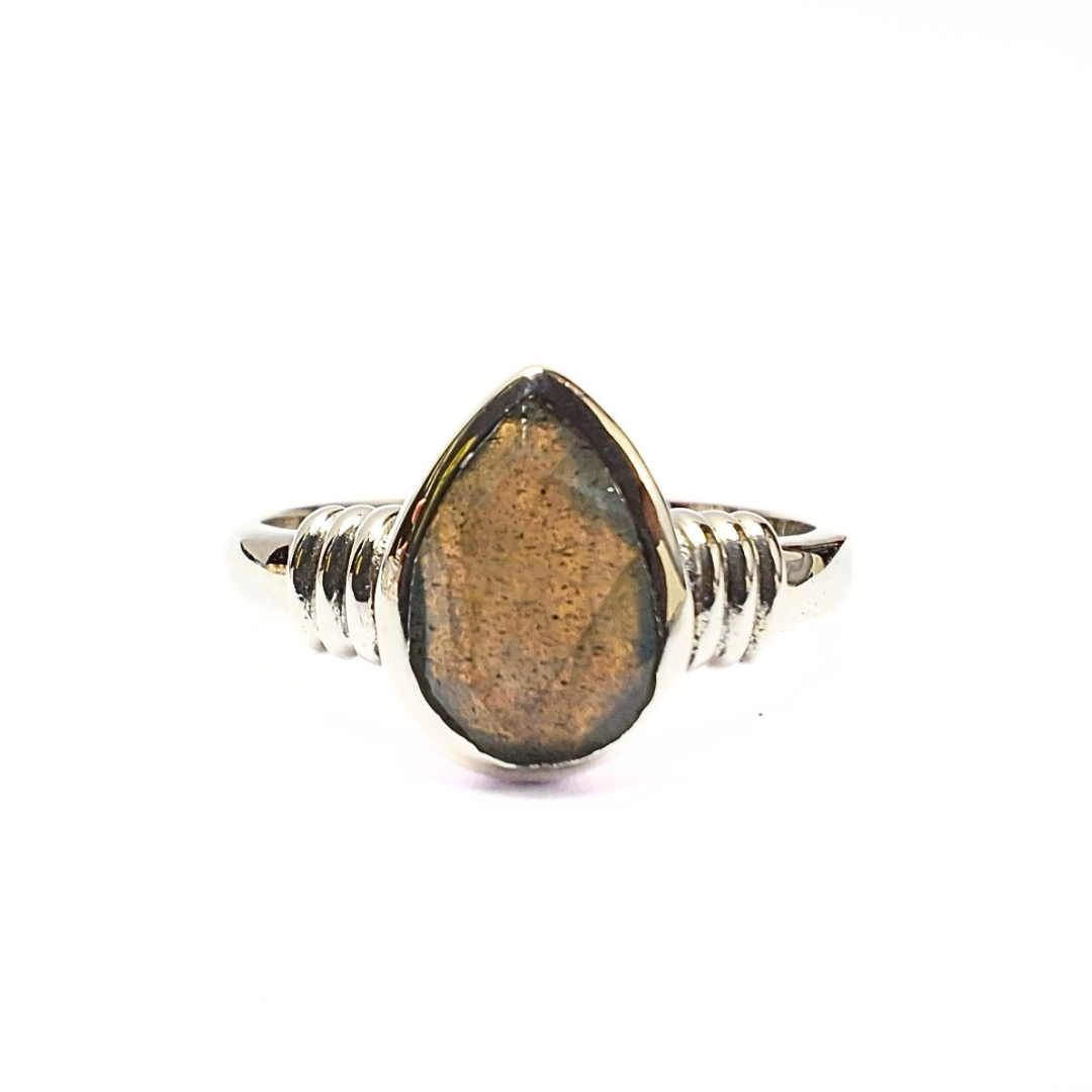 Labradorite Cleo Ring |Silver