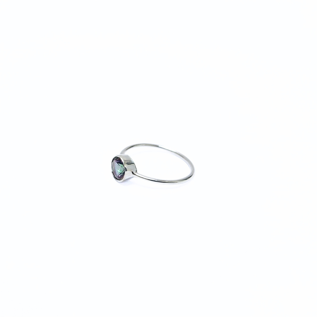 Mystic Topaz Julie Ring |Silver