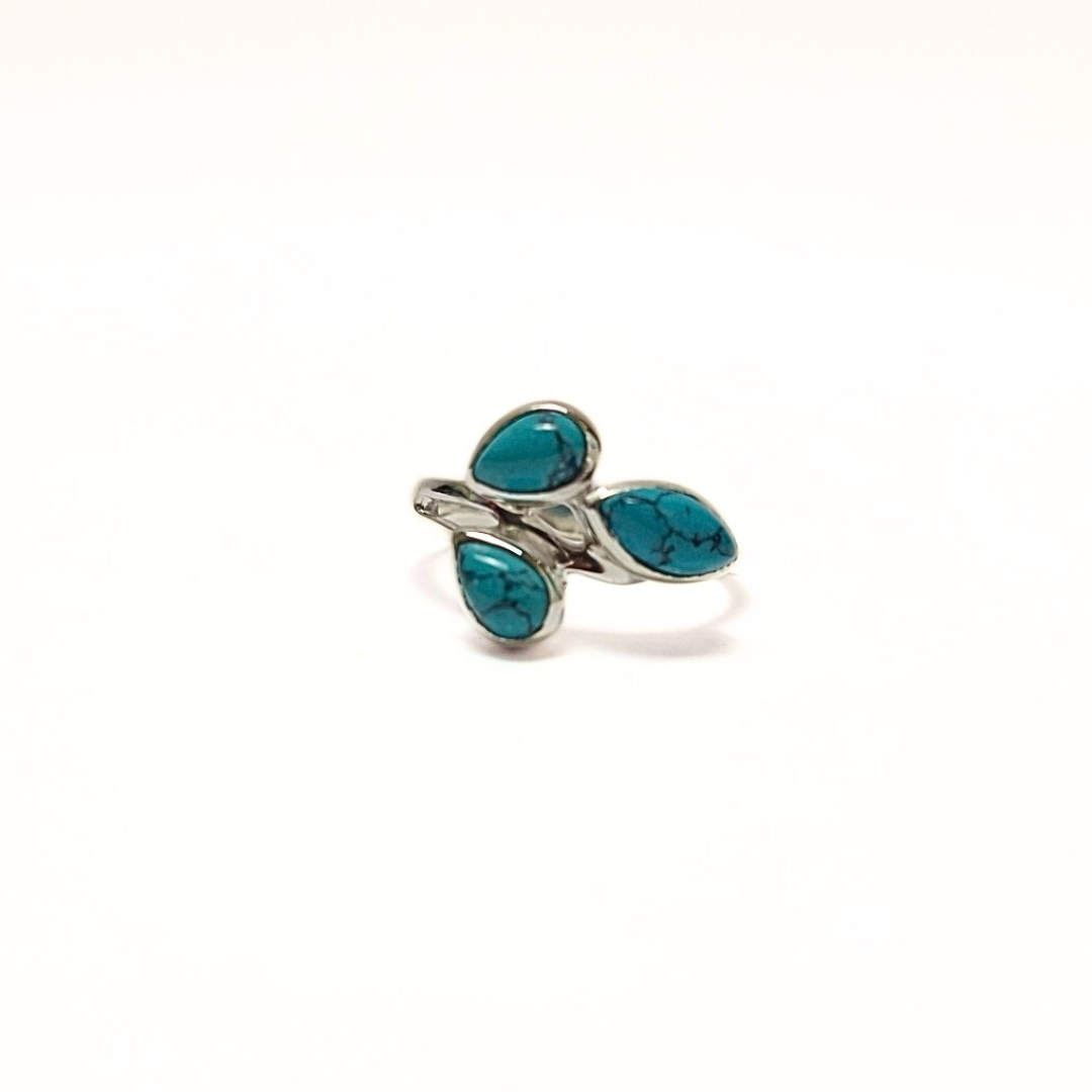 Turquoise Gabz Ring | Silver