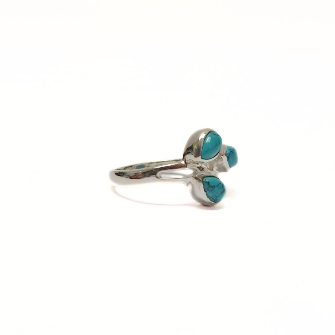 Turquoise Gabz Ring | Silver