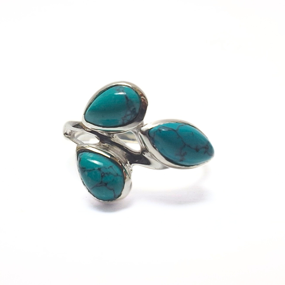 Turquoise Gabz Ring | Silver