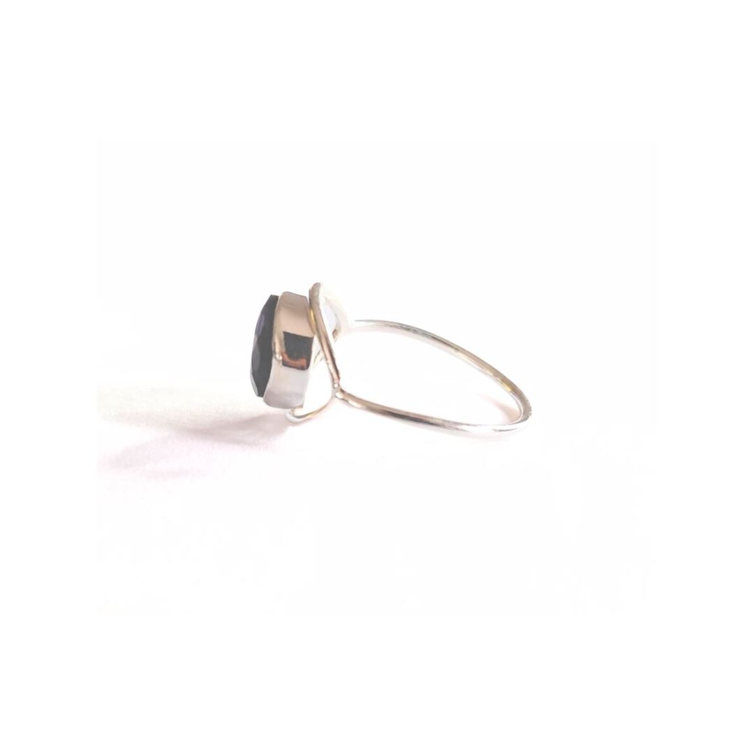 Blue Sapphire Eye Ring |Silver