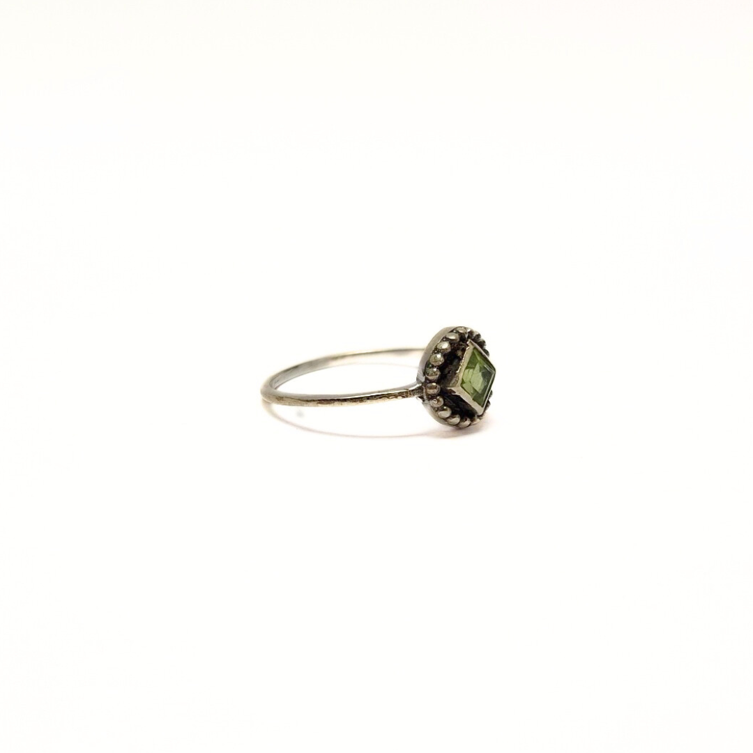 Peridot Lucia Ring |Silver