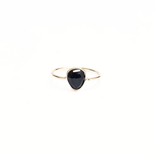 Black tourmaline Ring