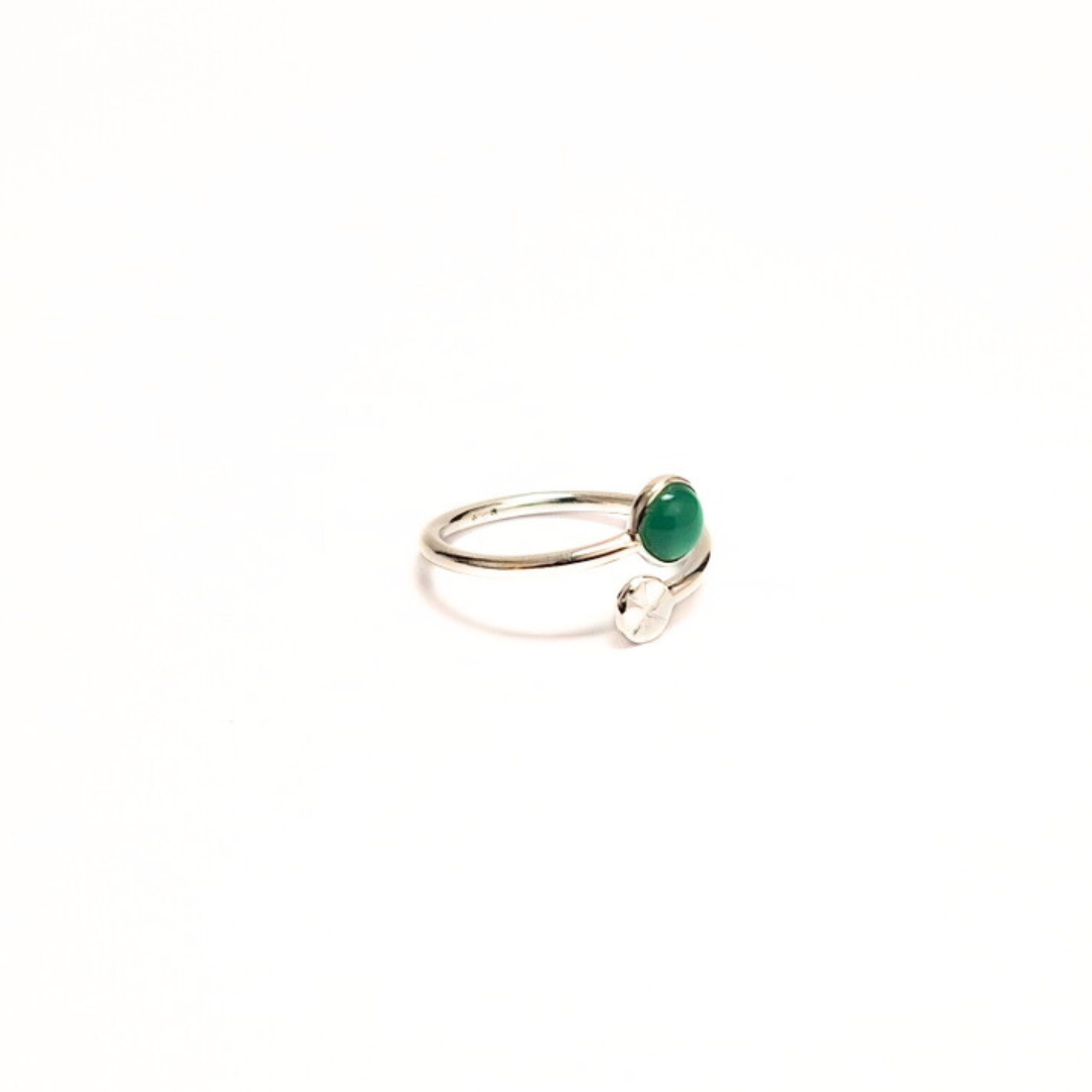 Green Onyx Wrap Ring