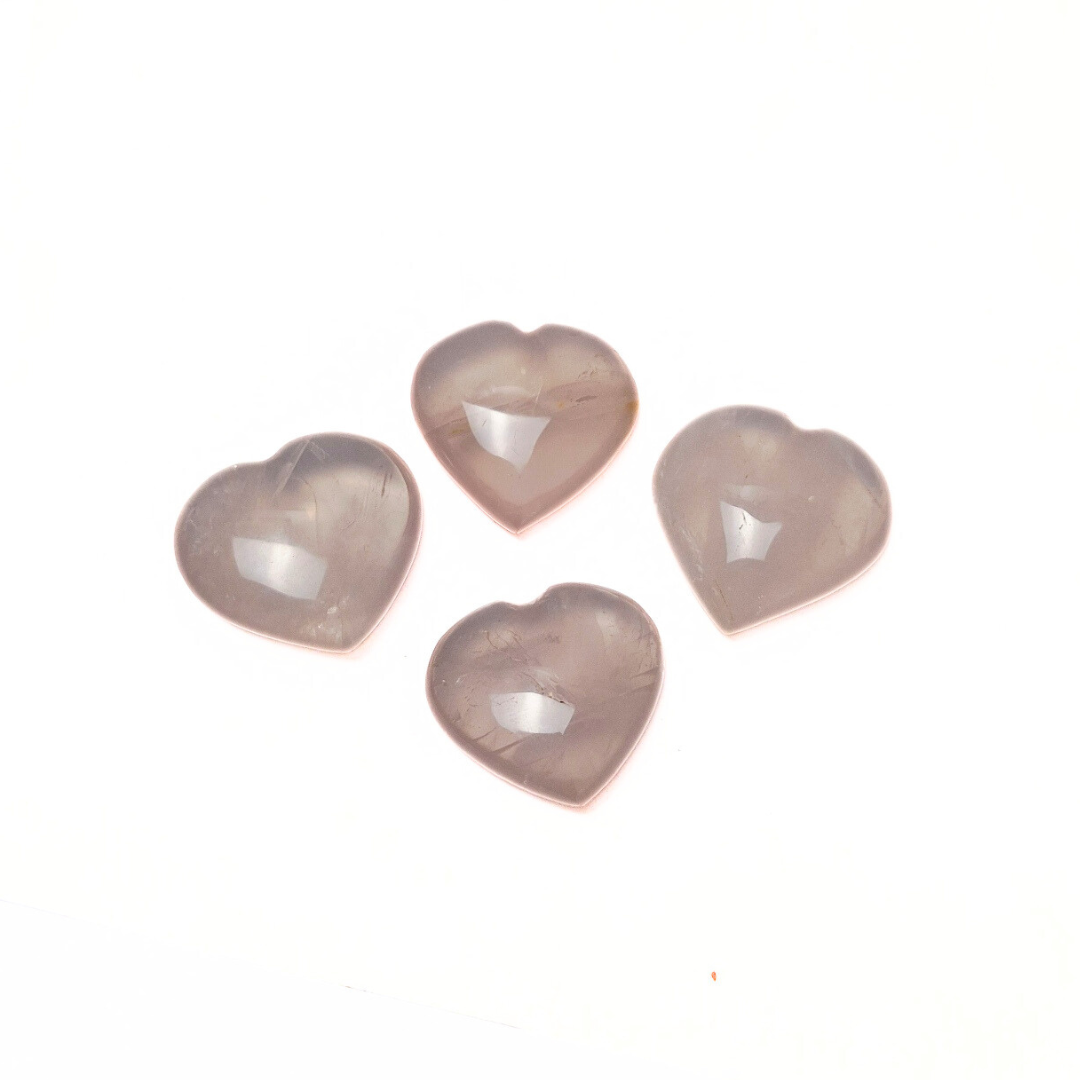 Rose Quartz 35mm Heart