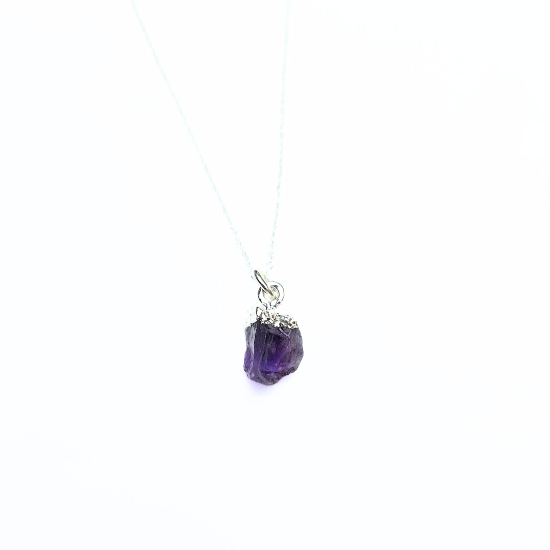 Amethyst Birthstone Pendant - February