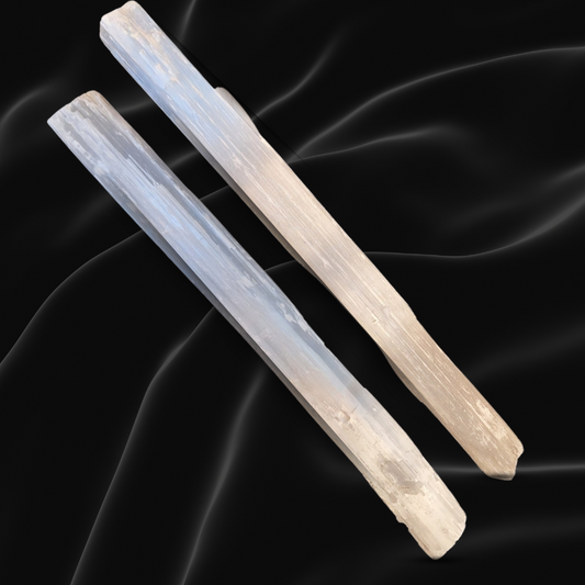 Selenite Raw Wand 40cm