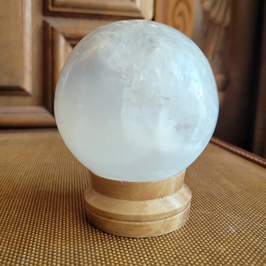 selenite sphere
